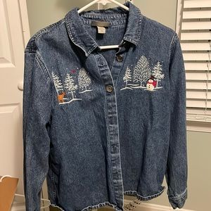 Jean Jacket by Decorated Originals - Large